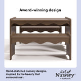 Casablanca hazelnut table and bench set style callout