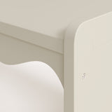Closeup view of Casablanca frosted oat wave design