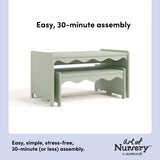 Casablanca sage table and bench set easy assembly callout