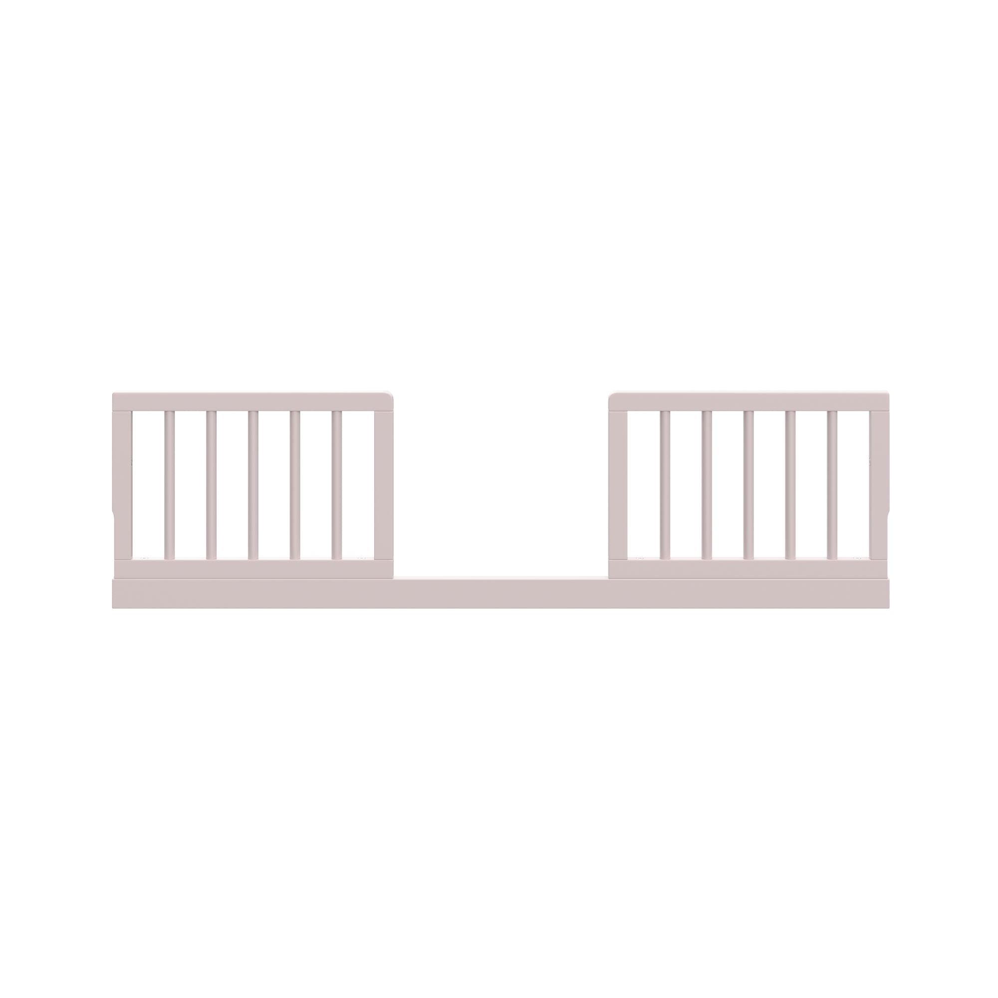 blush toddler guardrail kit dowels front view