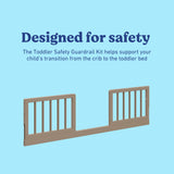 Storkcraft & Graco Universal Toddler Safety Guardrail Kit (Dowels) in Taupe
