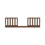 Graco hazelnut toddler safety guardrail kit slats front view
