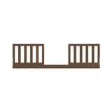 Graco hazelnut toddler safety guardrail kit slats front view