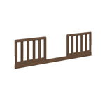 Graco hazelnut toddler safety guardrail kit slats angle view