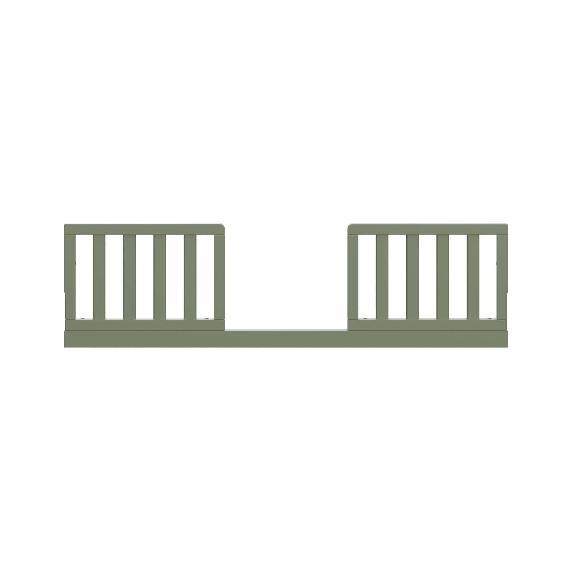 Graco olive toddler safety guardrail kit slats front view
