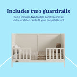 Graco Universal Toddler Safety Guardrail Kit (Slats) in Frosted Oat