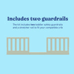 Graco Universal Toddler Safety Guardrail Kit (Slats) in Sage