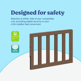 Graco hazelnut toddler safety guardrail (slats) certifications callout