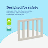 Graco frosted oat toddler safety guardrail (slats) certifications callout