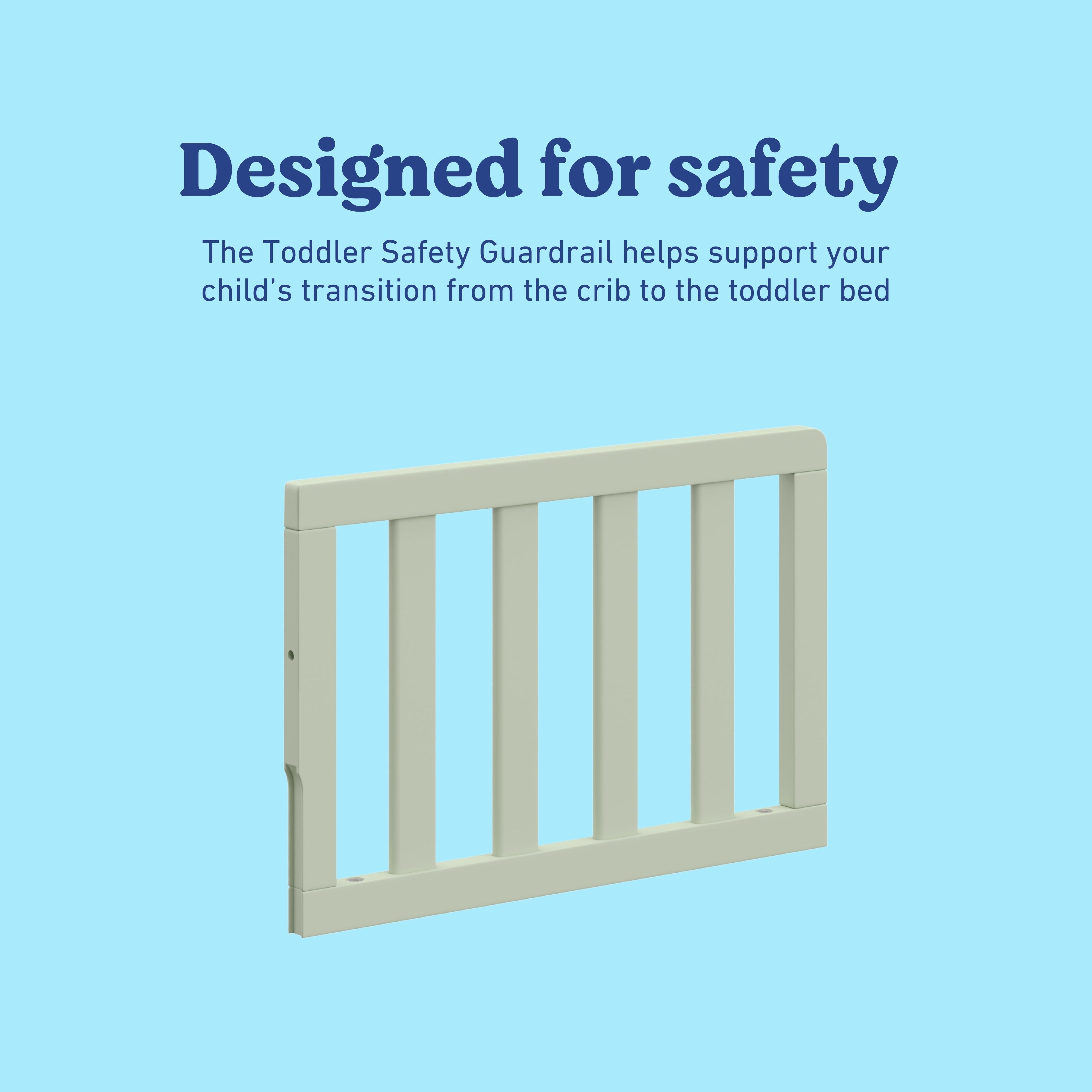 Graco Universal Toddler Guardrail (Slats) in Sage