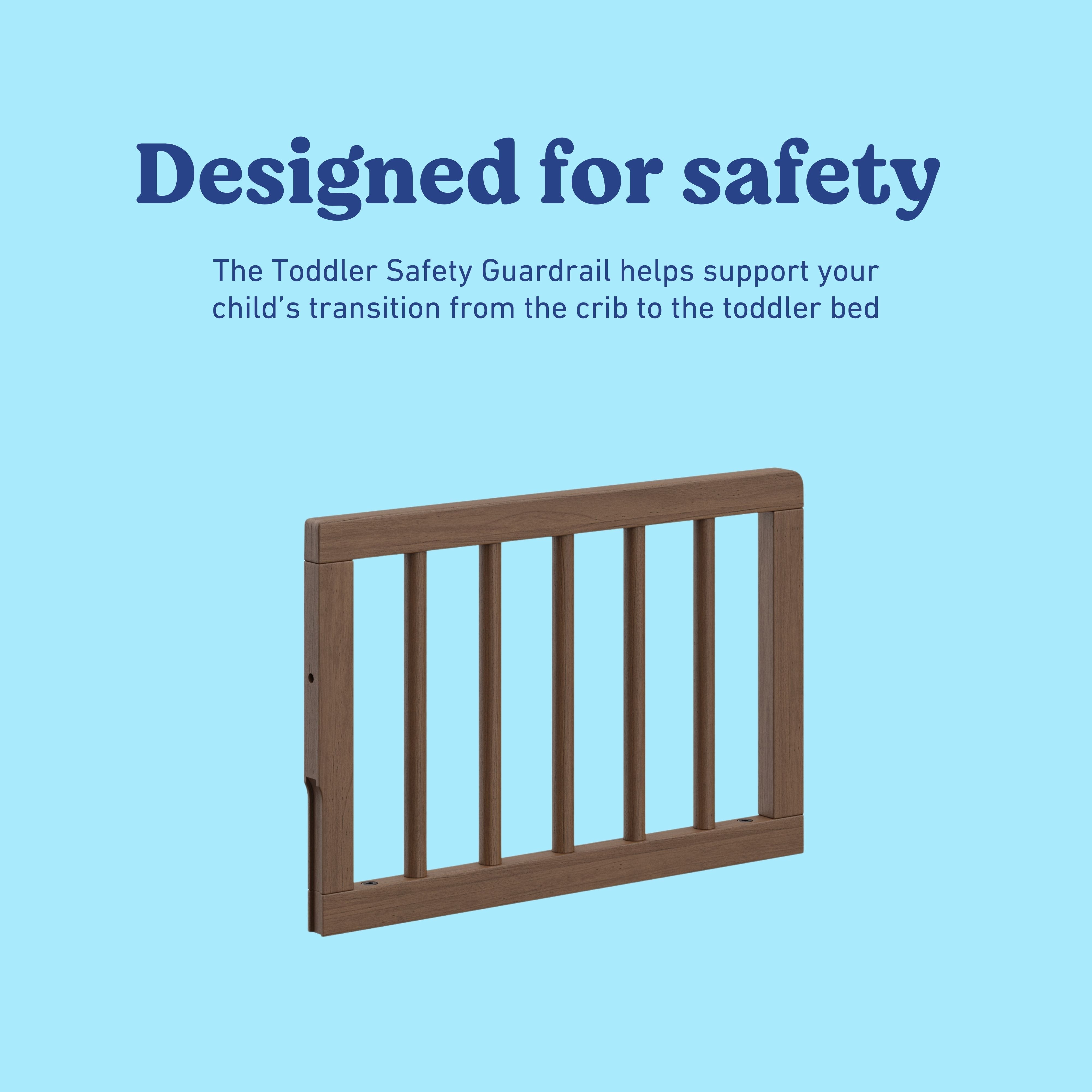 Graco Toddler Guardrail In Hazelnut callout