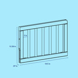 Graco Toddler Guardrail Dimension image