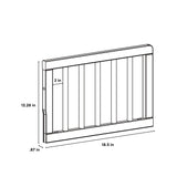 Toddler Safety Guardrail (Dowels)