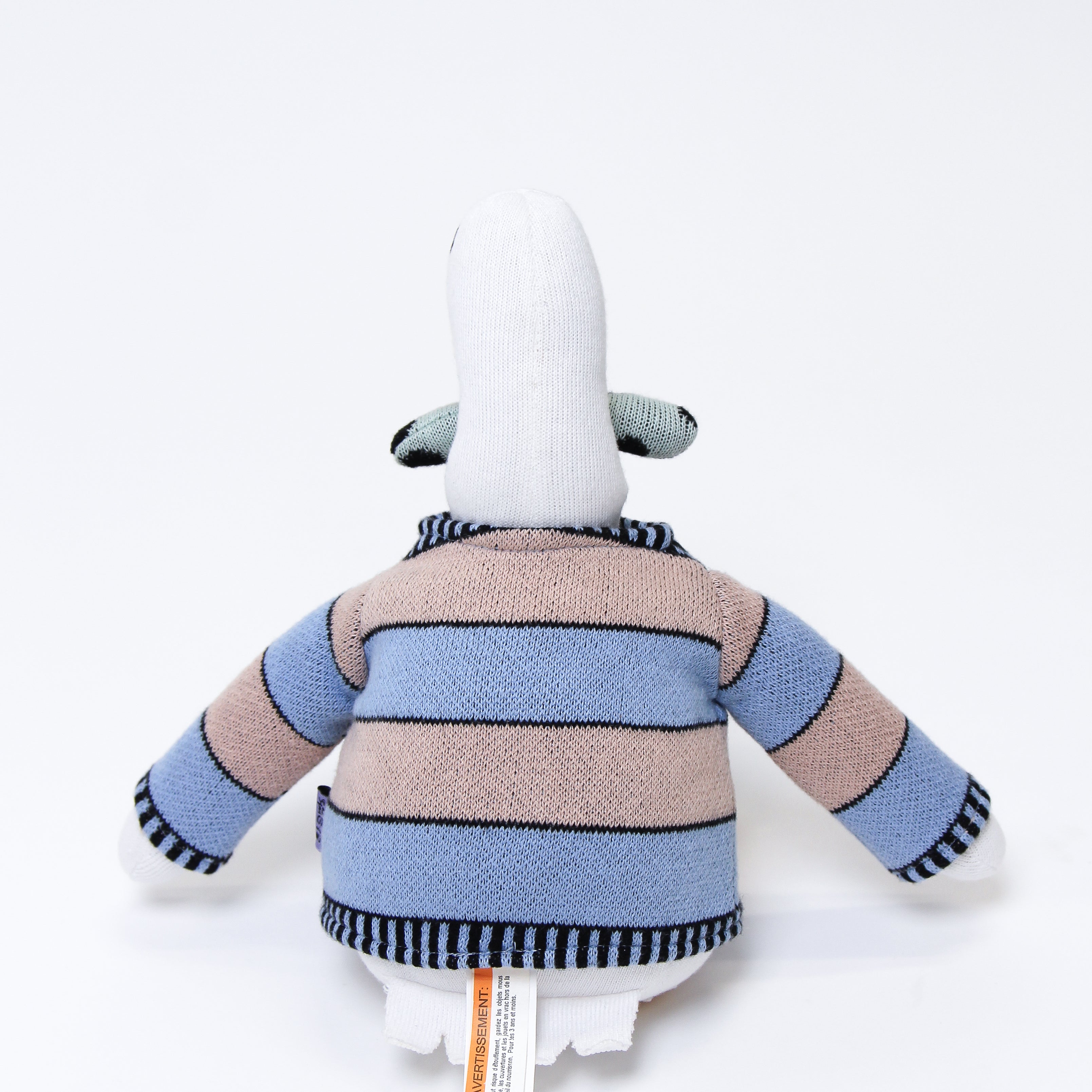 AJ the Stork Plush Toy Back Image