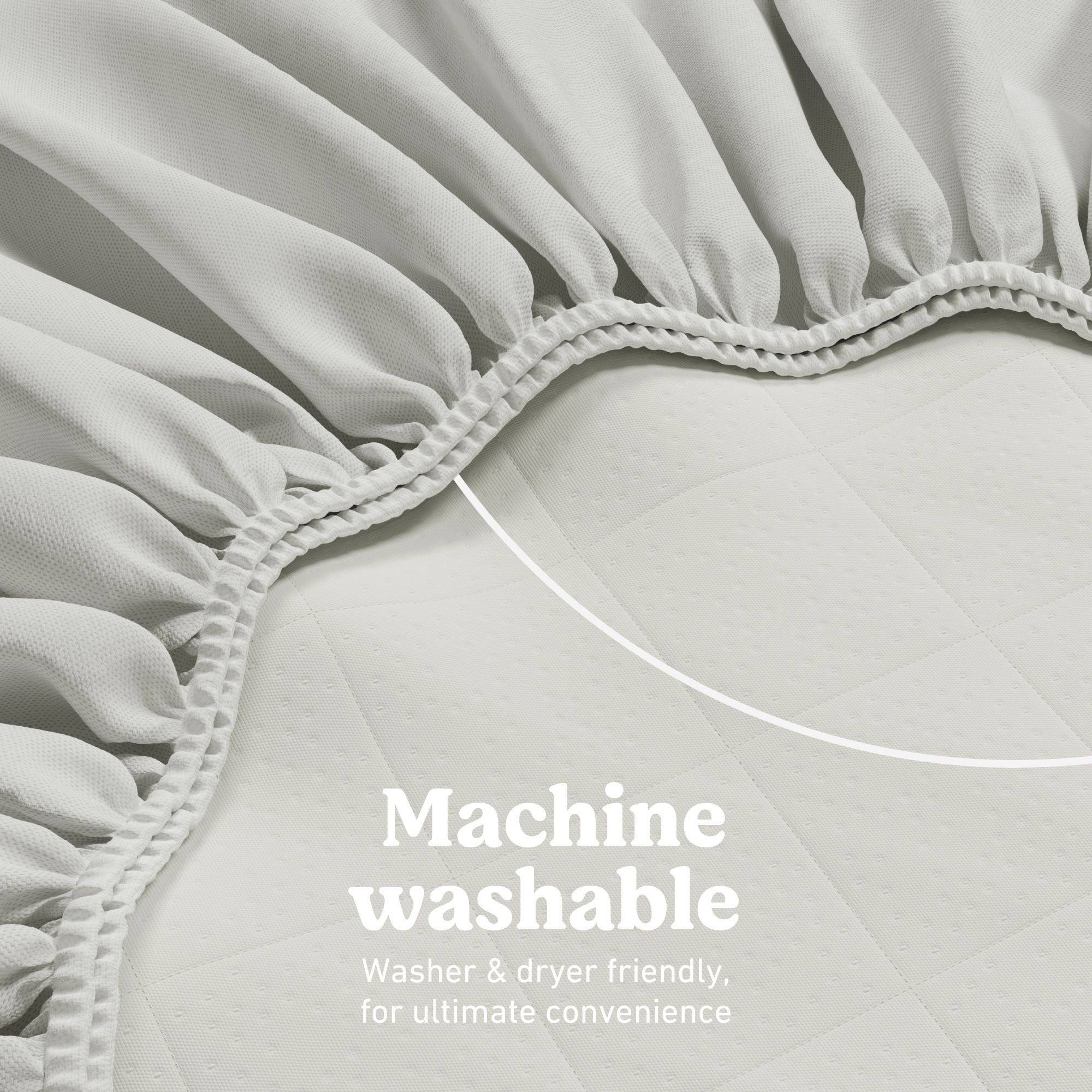 graco premium waterproof crib and toddler mattress protector machine washable callout