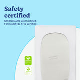 graco premium waterproof crib and toddler mattress protector safety certified callout