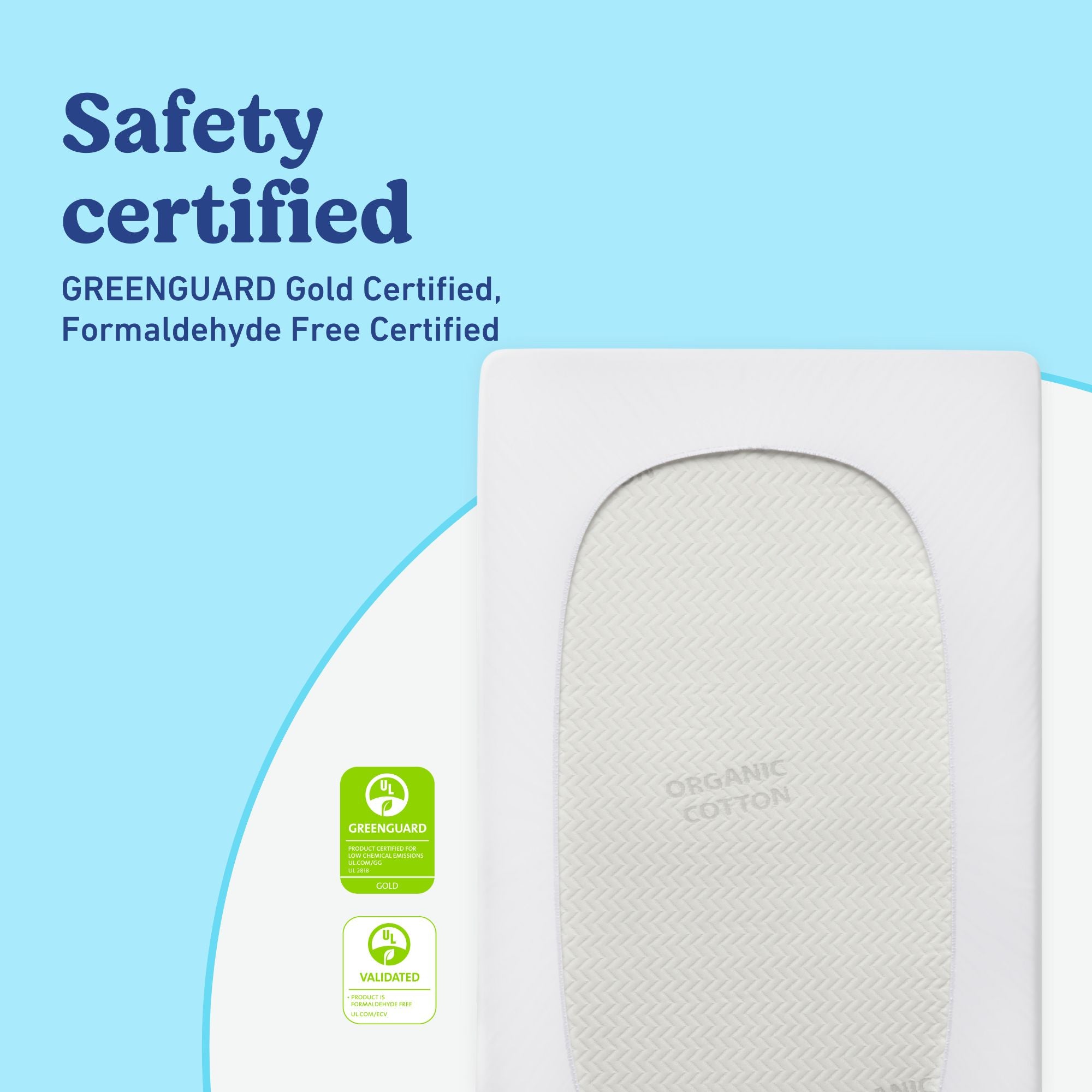 graco premium waterproof crib and toddler mattress protector safety certified callout