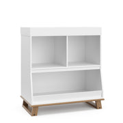 Modern Convertible Changing Table with Removable Changing Topper