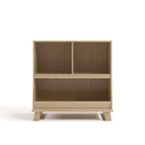 storkcraft modern convertible changing table driftwood without topper front view