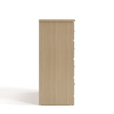 Brookside driftwood 4 drawer dresser side view