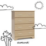 Brookside driftwood 4 drawer dresser with black doodles overlaid on image