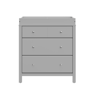 pebble gray 3 drawer chest