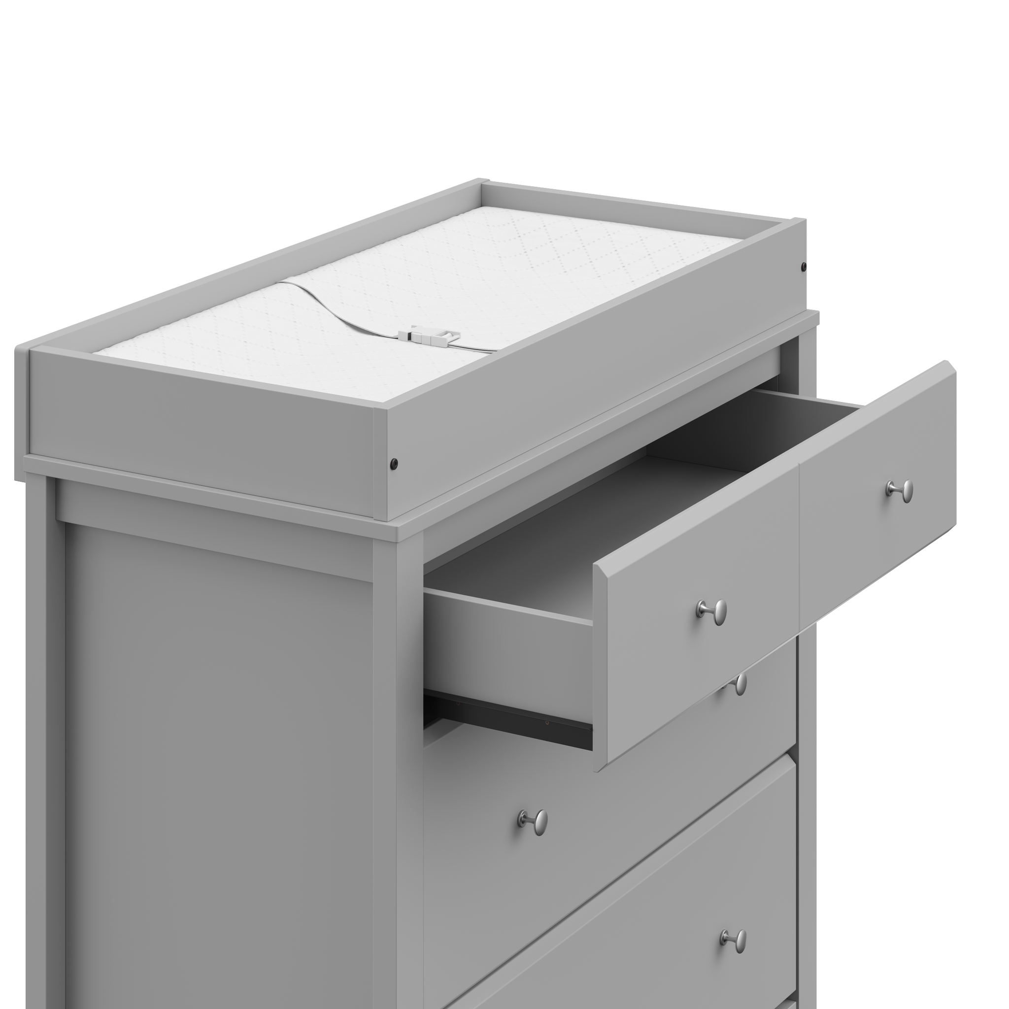 Quality 3 in 1 cot bed changing table chest of drawers shop