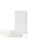 Horizon white 6 drawer dresser side view