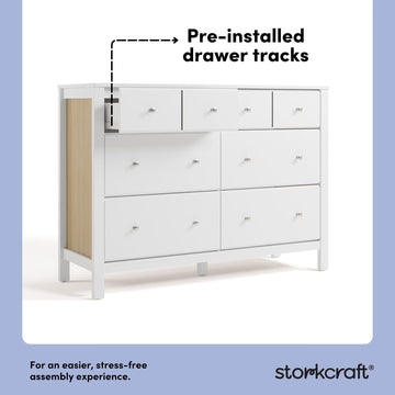 average dresser size Horizon 6 Drawer Dresser