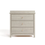 Graco Sasha 3 Drawer Chest with Removable Changing Table Topper in London Fog front facing image