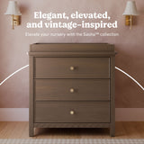 Graco Sasha 3 Drawer Chest with Changing Topper in Hazelnut
