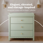 Graco Sasha 3 Drawer Chest with Changing Topper in Sage