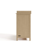 Classic driftwood 3 drawer chest with topper side view