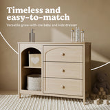 Olivia driftwood 3 drawer combo dresser style callout