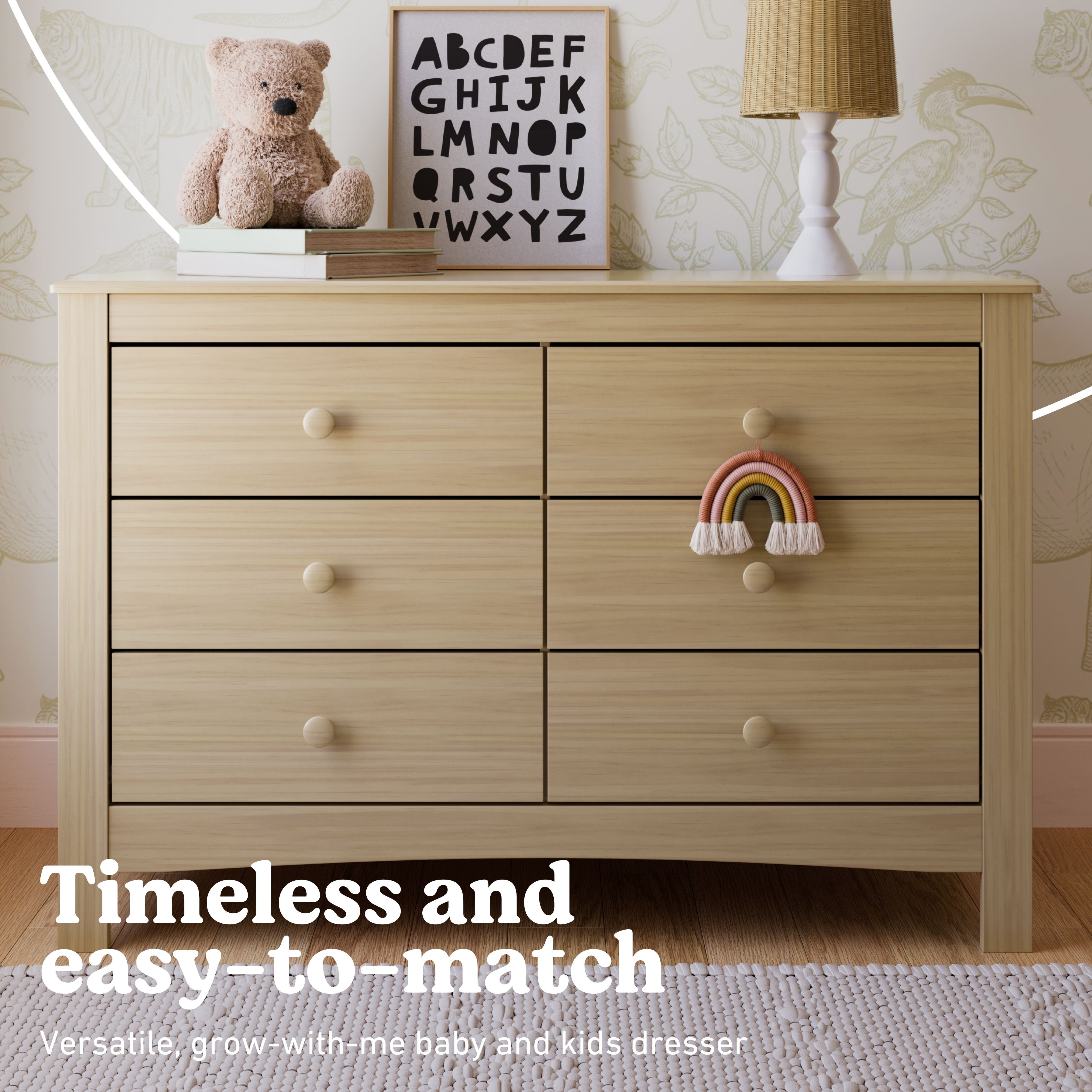 Noah driftwood 6 drawer dresser style callout