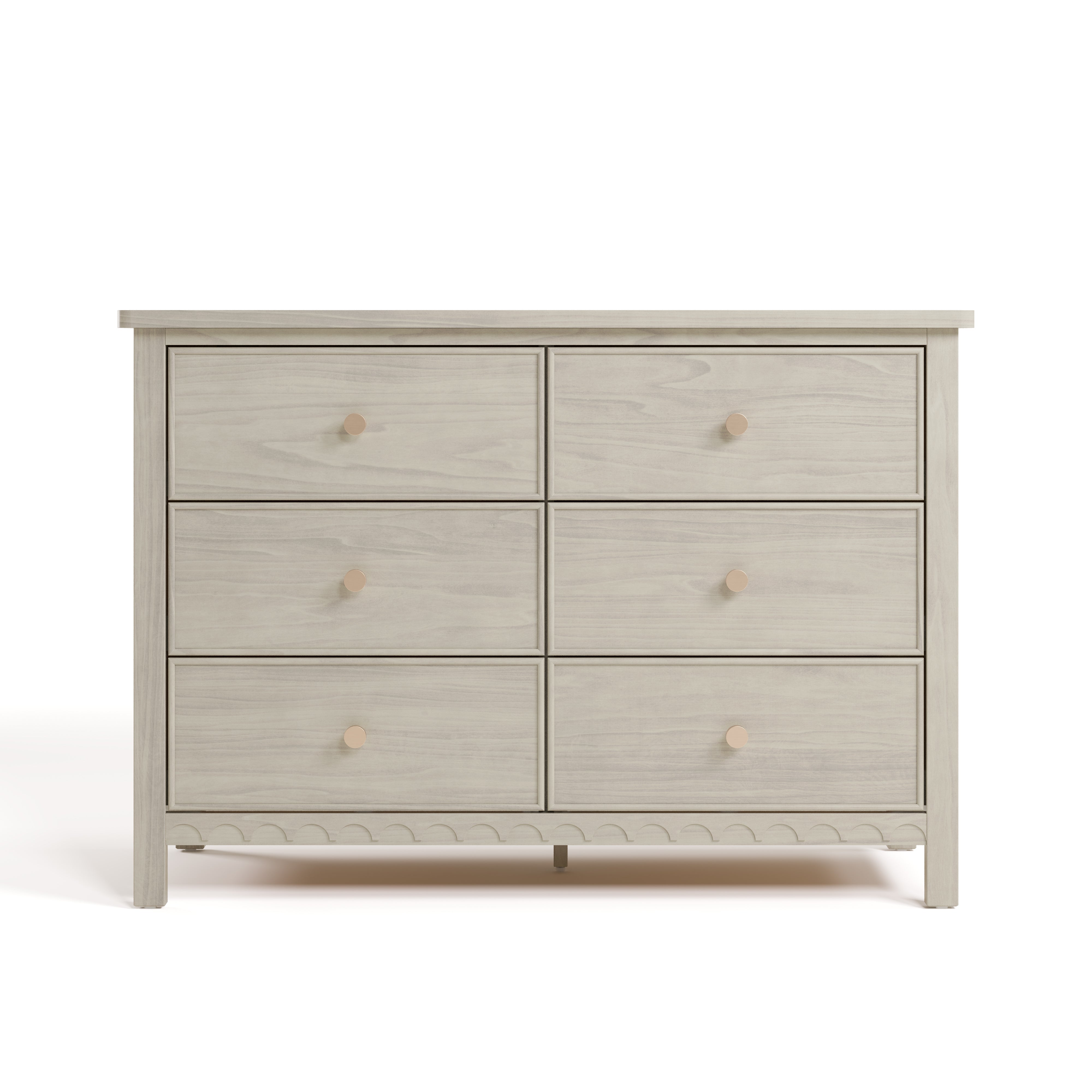 Graco Sasha 6 Drawer Dresser in London Fog front facing image
