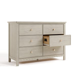 Graco Sasha 6 Drawer Dresser in London Fog Angled Image