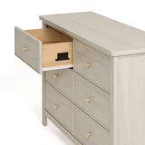 Graco Sasha 6 Drawer Dresser in London Fog drawer Image