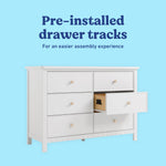 Graco Sasha 6 Drawer Dresser in White