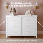 Graco Sasha 6 Drawer Dresser in White