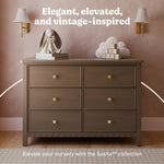 Graco Sasha 6 Drawer Dresser in Hazelnut