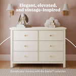 Graco Sasha 6 Drawer Dresser in Frosted Oat