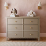 Graco Sasha 6 Drawer Dresser in Taupe Lifestyle Image