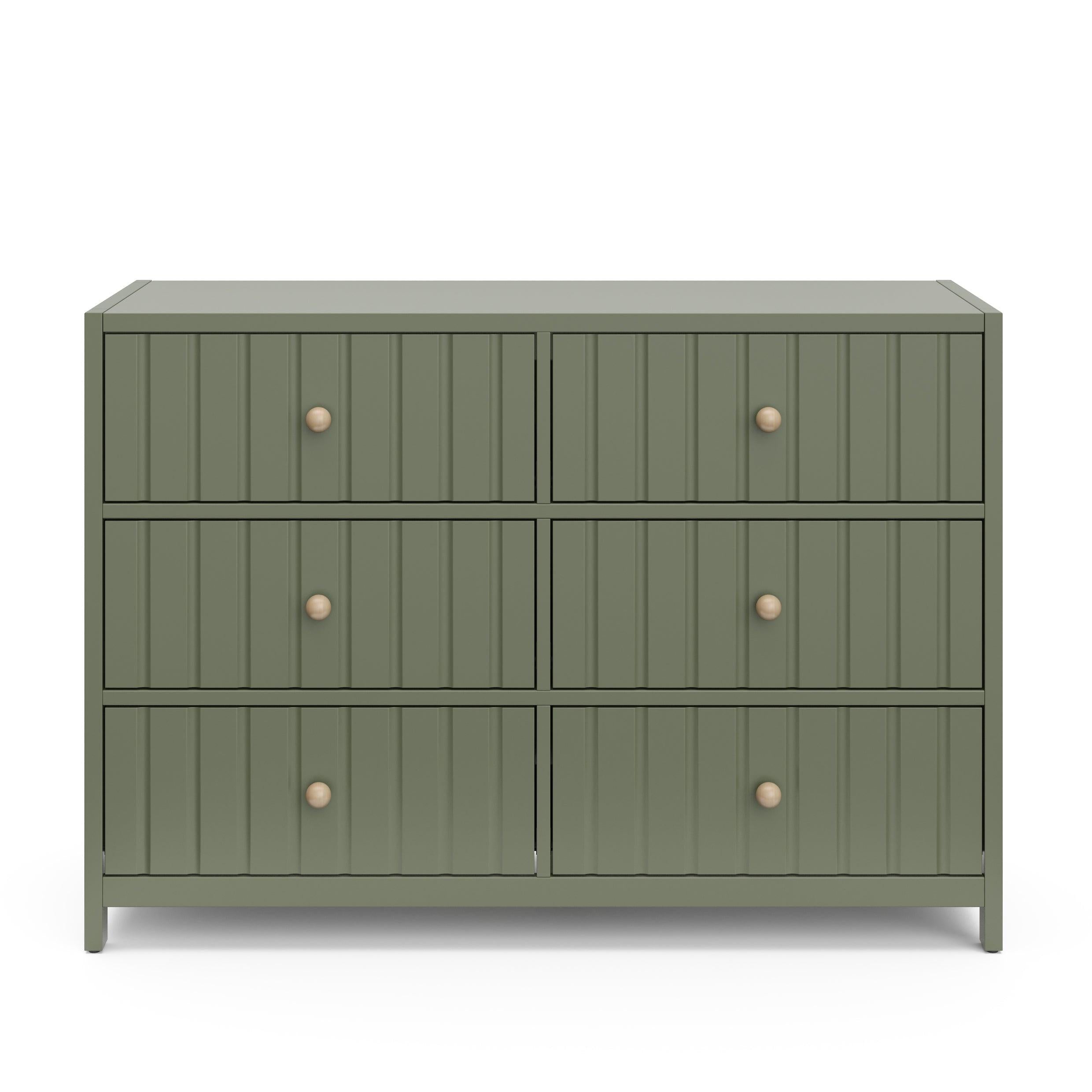 Teddi 6 Drawer Dresser with Customizable Knobs | Storkcraft Teddi 6 Drawer Dresser with Customizable Knobs | Storkcraft