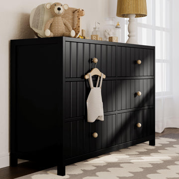 Teddi® 6 Drawer Dresser with Customizable Knobs