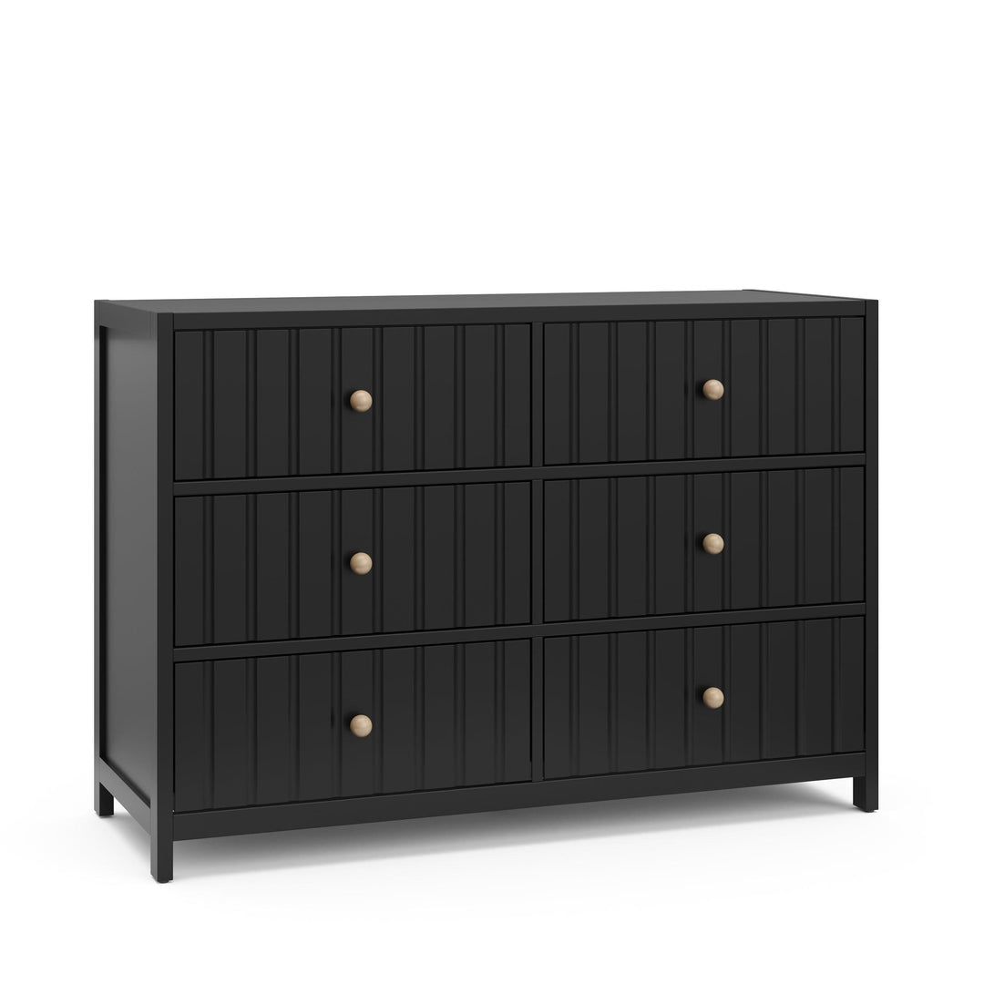 Teddi® 6 Drawer Dresser with Customizable Knobs