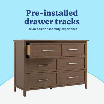 shoes to dress Classic 6 Drawer Double Dresser