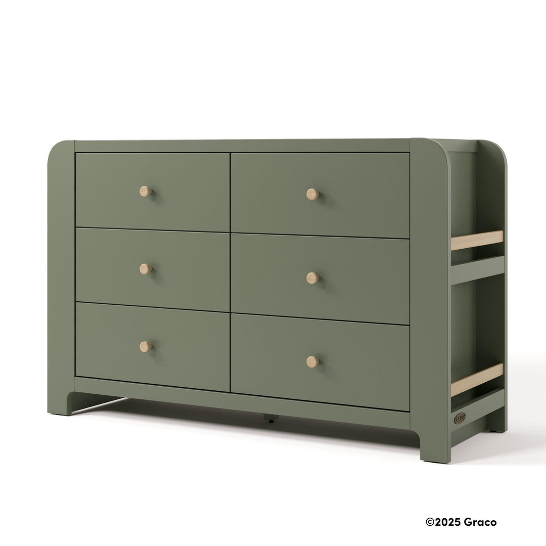 Read-with-Me® 6 Drawer Dresser with Bookshelves