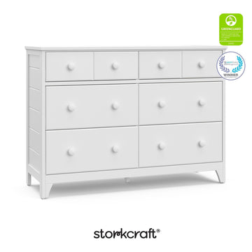 storkcraft modern dresser Moss 6 Drawer Dresser