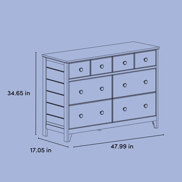 Moss 6 Drawer Dresser